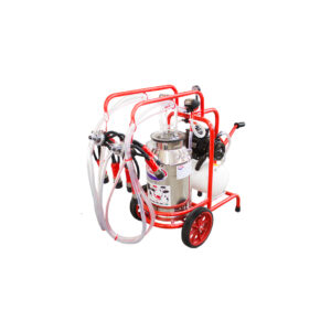 SM250 Mobile doppel Melkanlage mit 40l Edelstahl Eimer, Öl System