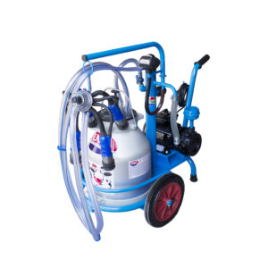 SM700 Mobile Melkanlage mit 30l Aluminium Eimer, trocken