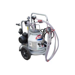 SM700 kompakt Mobile Melkanlage mit 30l Aluminium Eimer, trocken