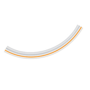 İkiz PVC hortumu, 7 x 14 mm, turuncu çizgili