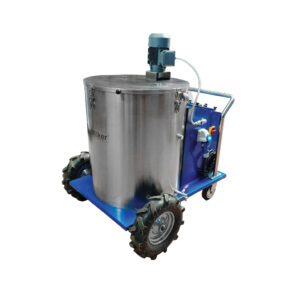 MG Milker buzağı maması hazırlama makinesi, 200 lt, tekerlekli