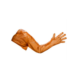 Gants avec protection d'épaule, 90 cm, orange
