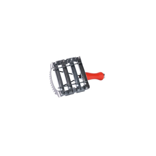Currycomb with 8 rows with comb and mane brush - Image 2