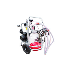 SM700 kompakt Mobile Melkanlage mit 30l Plastik Eimer, trocken