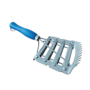 Инструмент для груминга лошадей и КРС, с мелкими зубьями и щёткой для гривы