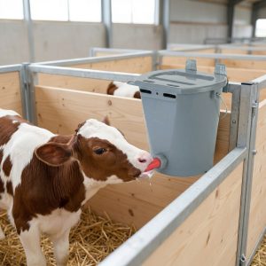 Seau à veau avec clapet à visser, 8 l